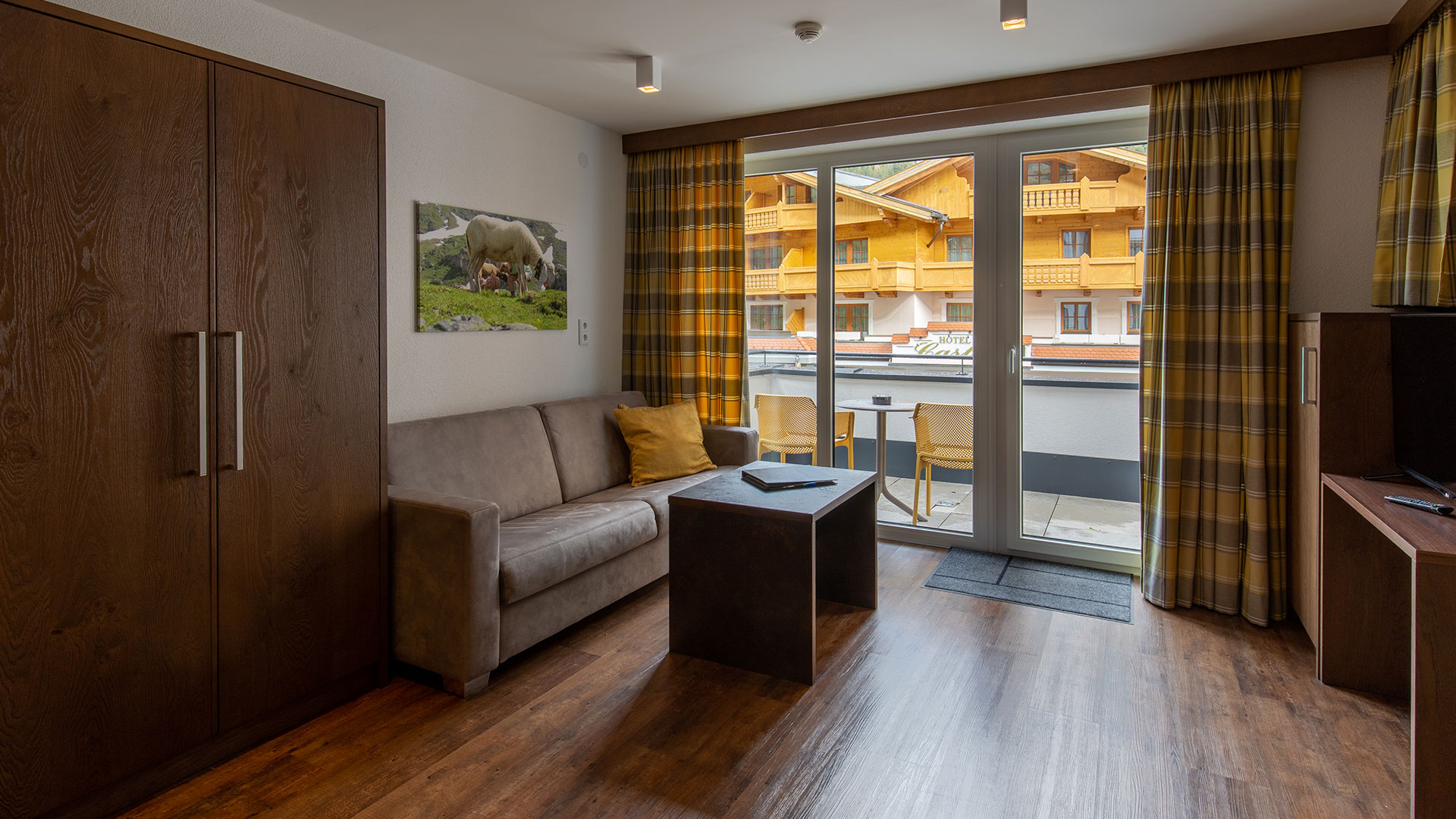 Appartement Ischgl3 Personen | Wohnbereich